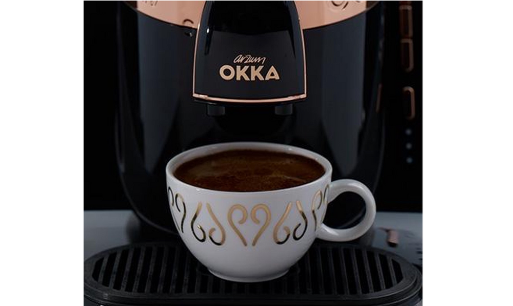Arzum OKKA Turks Koffiezetapparaat OK001-0100 | Zwart/Koper - 2 kopjes - Aanpasbare temperatuur - Volautomatisch - 710W