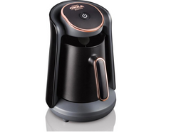 Arzum OKKA Minio Turkse Koffiemachine OK004-0400 | Zwart/Koper - Dubbelzijdige koffiepot - 4 kopjes - 480W