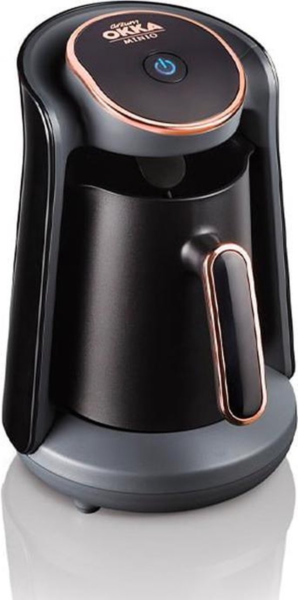 Arzum OKKA Minio Turkse Koffiemachine OK004-0400 | Zwart/Koper - Dubbelzijdige koffiepot - 4 kopjes - 480W