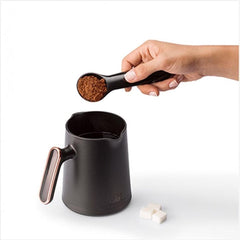 Arzum OKKA Minio Turkse Koffiemachine OK004-0500 | Zwart/Chroom - Dubbelzijdige koffiepot - 4 kopjes - 480W