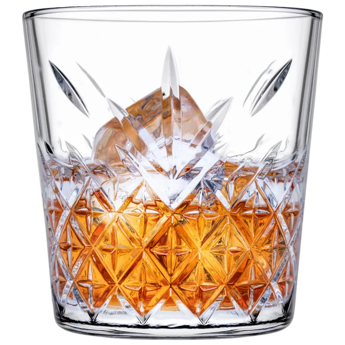 Paşabahçe Timeless - Waterglazen - Stapelbaar - 355 ml - 4 stuks - Transparant - Conisch Glas