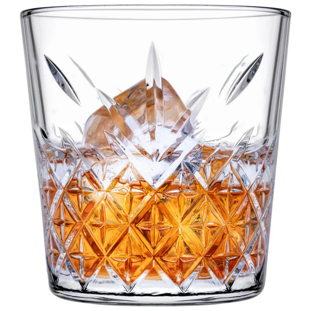 Paşabahçe Timeless - Waterglazen - Stapelbaar - 355 ml - 4 stuks - Transparant - Conisch Glas
