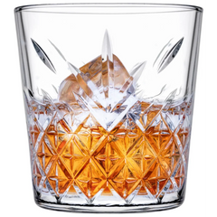 Paşabahçe Timeless - Waterglazen - Stapelbaar - 355 ml - 4 stuks - Transparant - Conisch Glas