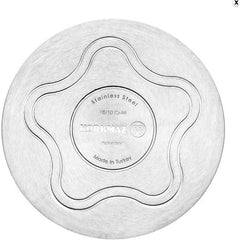 Korkmaz A1072 Tombik - Kookpan – 18x10 cm – 2,5 Liter – RVS – Inductie Geschikt – Solar Base – Met Glazen Deksel