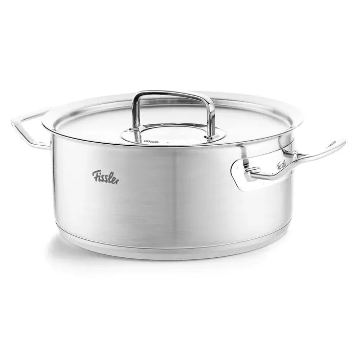 Fissler Original-Profi Collection - Kookpan Laag met RVS Deksel - 24cm