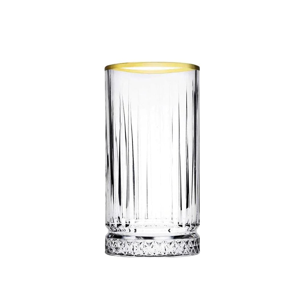 Paşabahçe Elysia 520445 - Golden Touch Waterglas - Set van 4 - 365 ml