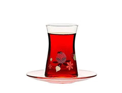 Paşabahçe Ilkyaz 95483- Glazen Turkse Theeglazen Set - 12-Delig