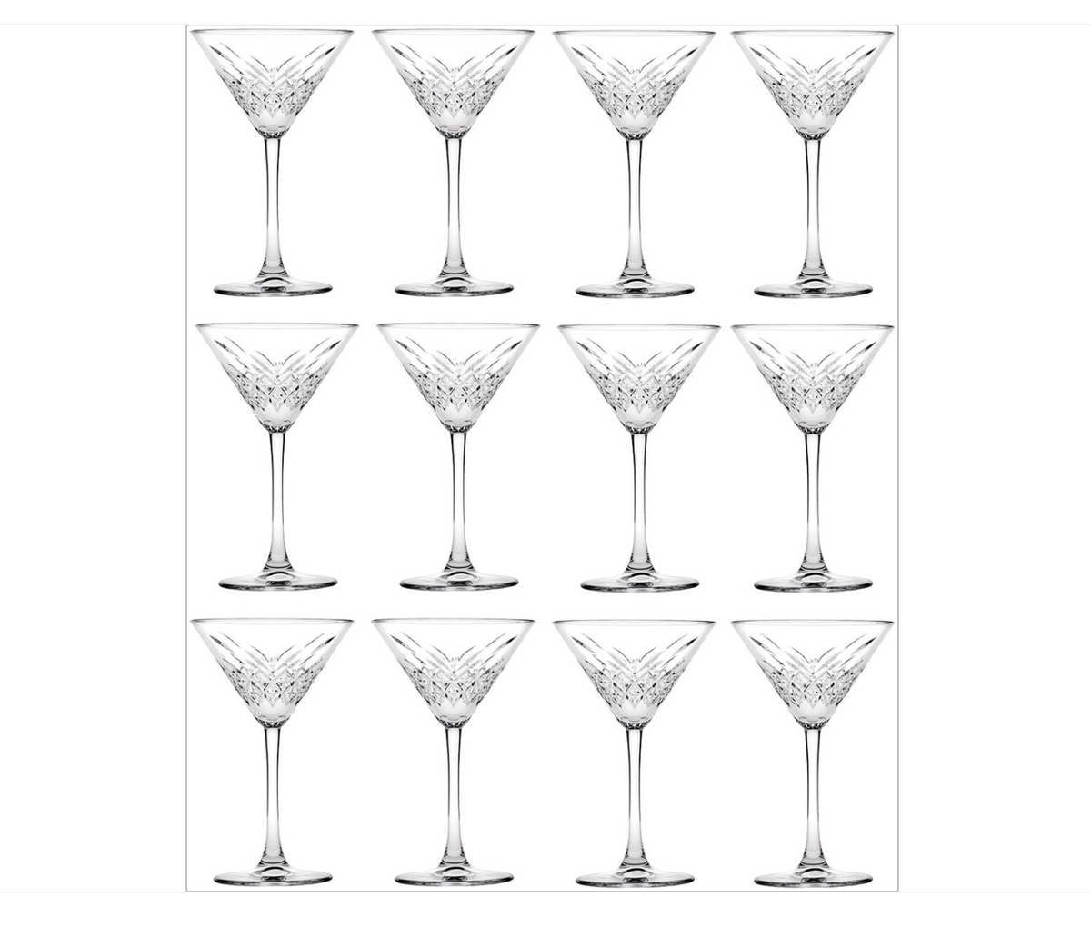 Paşabahçe Timeless Martini 440176 - Cocktailglas - Set van 12 - 230 ml