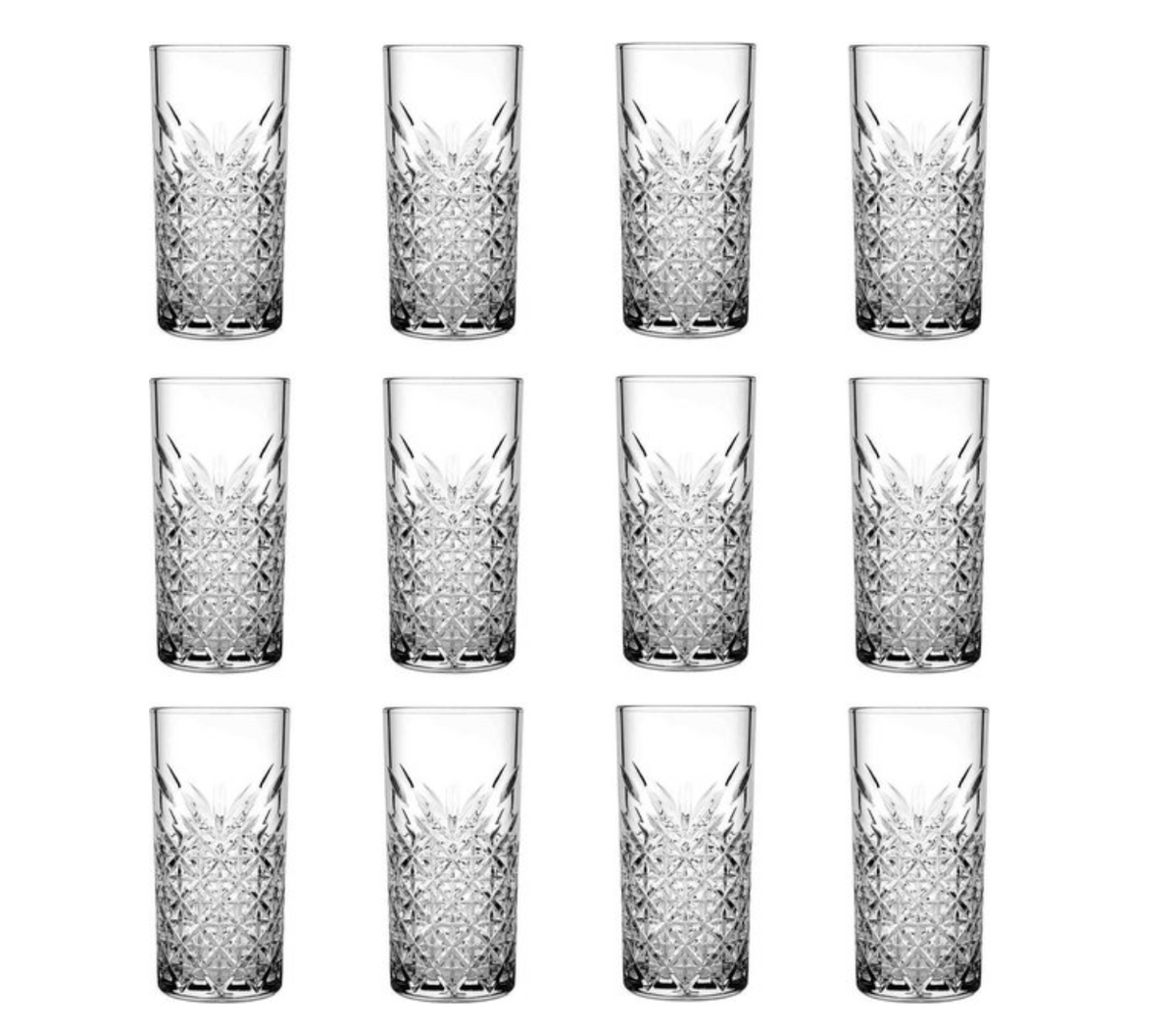 Paşabahçe Timeless 52800 - Longdrinkglas - 450 ml - 12 Stuks