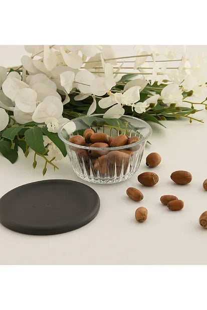 Paşabahçe Frezya 530156 - Vershoudbak Met Deksel - Set van 4 - 330 ml