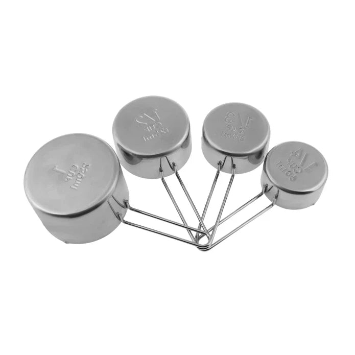 Karaca Crick Crack - Roestvrijstalen Maatpan – 250 ml - 4-delig
