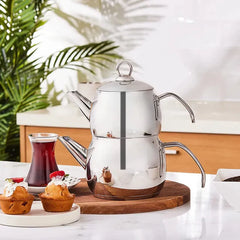 Karaca Belinay - Middelgrote Theepot – Metaal - 1600 ml