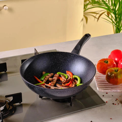 Karaca Aqua - Granieten Wokpan - 28 cm