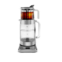 Karaca XL Glas - Elektrische Theepot – 2800 ml - Chrome - 2200W