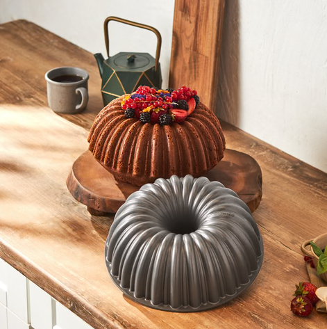 Karaca Cake Pro - Gietijzeren Bakvorm - 25,5 cm - Antraciet