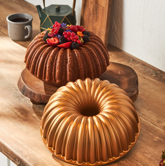 Karaca Cake Pro - Aluminium Gietijzeren Cakevorm - 25,5 cm - Goud