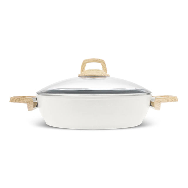 Karaca Swiss Crystal - Ondiepe Pan -30 cm - Crème
