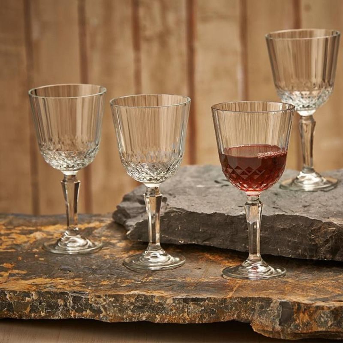 Paşabahçe Diony - Wijnglas Op Voet - 230 ml - Set van 6