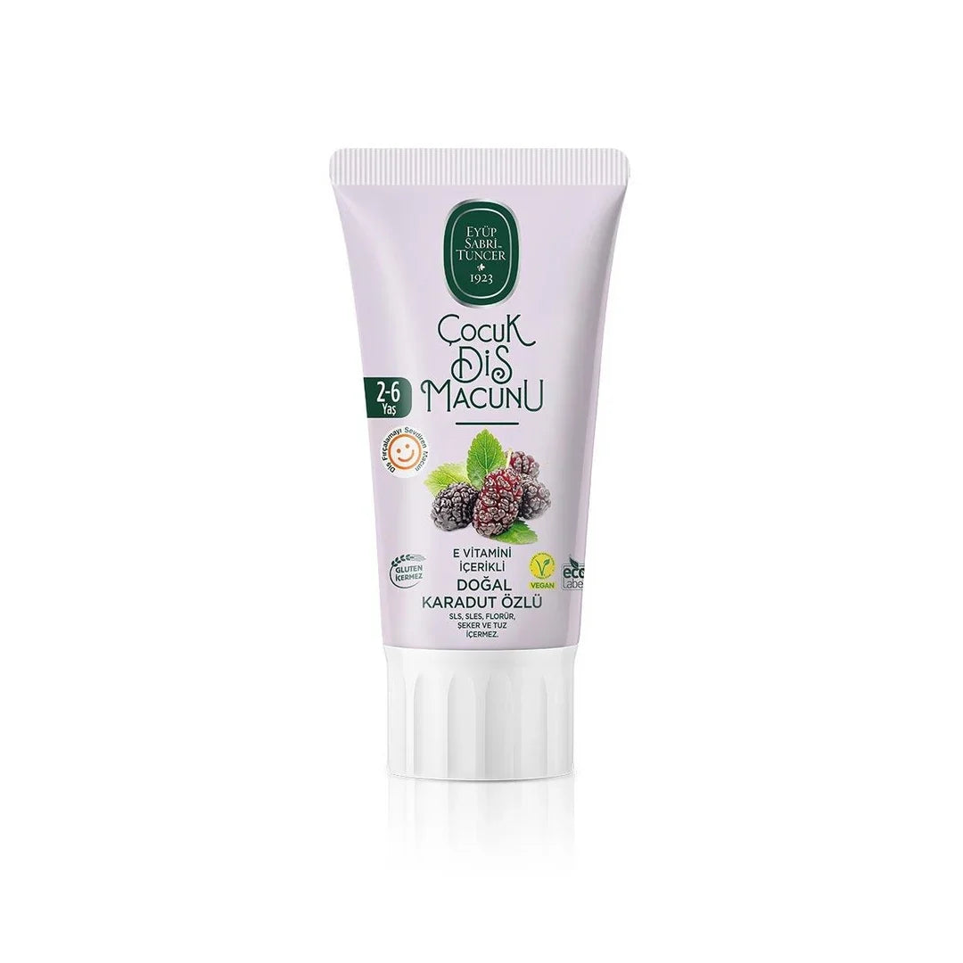Eyüp Sabri Tuncer - Natuurlijke Tandpasta met Zwarte Moerbei-extract - Kids 2-6 Jaar – 60 ml