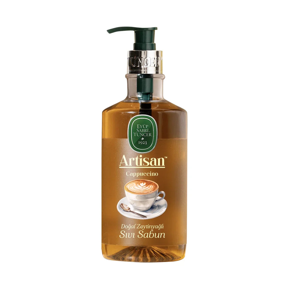 Eyüp Sabri Tuncer Ambachtelijke Natuurlijke Vloeibare Olijfoliezeep Cappuccino 600 ml