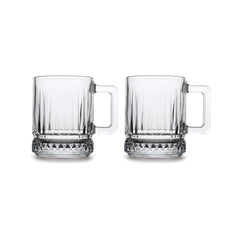 Paşabahçe Elysia 55432 - Theeglas Met Oor - 250 ml - Set van 2