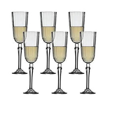 Paşabahçe Diony 440210 - Flute Glazen - Set van 6 - 125 ml