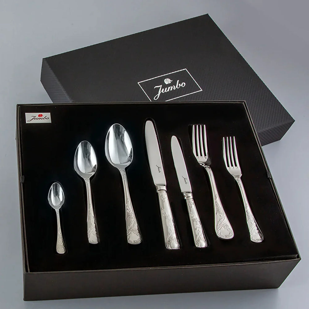 Jumbo 9700 - 84-delige RVS Bestekset - 12 Persoons