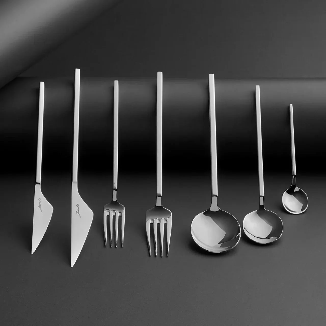 Jumbo 9100 – 84-delige RVS Bestekset – 12 Persoons
