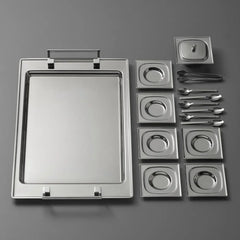 Jumbo Pluto - 16-delige RVS Theeset - Zilver
