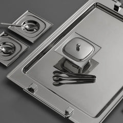 Jumbo Pluto - 16-delige RVS Theeset - Zilver