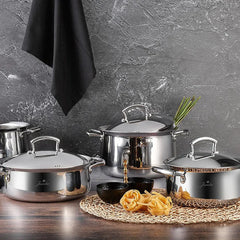 Jumbo Flame - 8-delige RVS Inductie Kookset