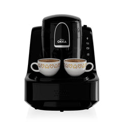 Arzum OKKA Elit OK0040-2000 - Turks Koffiezetapparaat – Zwart/Chroom – Aanpasbare Temperatuur – 710W
