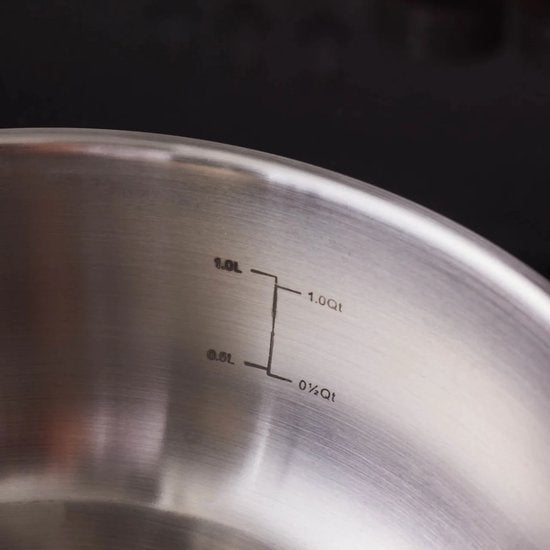 Karaca Elite - RVS Inductie Hapjespan met Deksel – 18 cm, Zilver