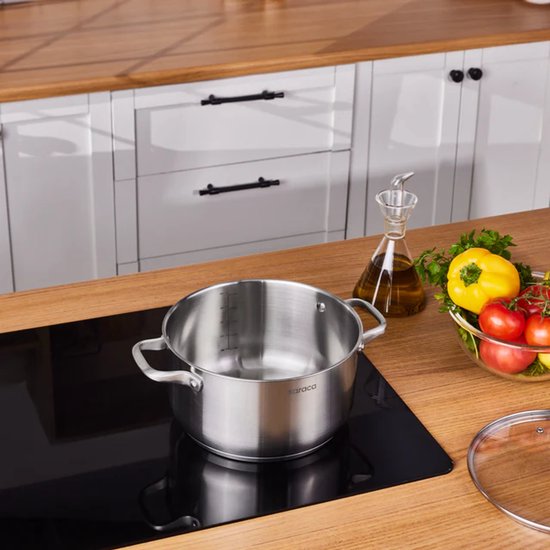 Karaca Elite - Kookpan met Deksel – 24 cm – RVS – Inductie Geschikt