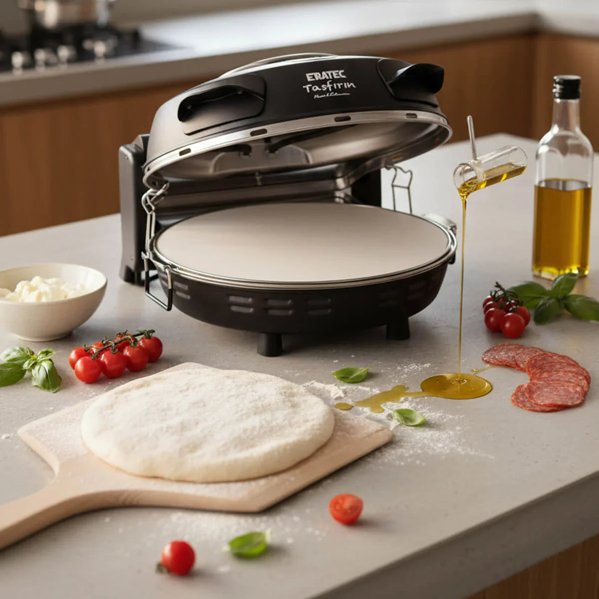 Eratec Tasfirin - Nieuw Versie - Pizza Machine - inclusief Accessoires