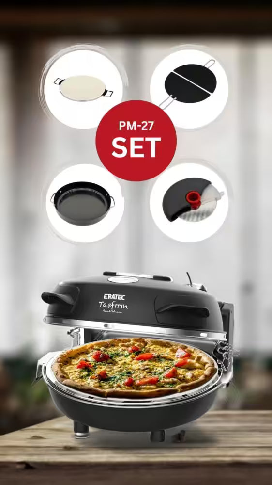 Eratec Tasfirin - Nieuw Versie - Pizza Machine - inclusief Accessoires