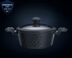 Karaca Bio Diamond Kookpan - Antibacterieel handvat - Inductiebodem - 20 cm - 2,6 L pot