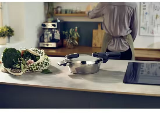 Fissler Vitaquick Elemental - Snelkookpan Saliegroen – Pressure Skillet - 2,5 L