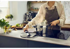 Fissler Vitaquick Elemental - Snelkookpan Saliegroen 4,5 Liter – RVS – Inductie Geschikt