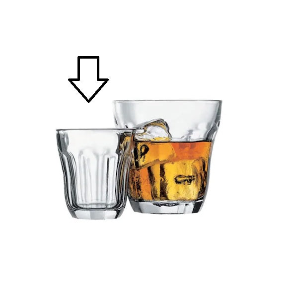 Paşabahçe Baroque - Shotglazen/Borrelglazen - Set van 6 - 100 ml