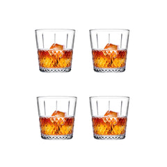 Paşabahçe Highness - Whiskeyglazen - Set van 4 - 402 ml