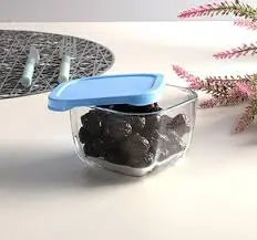 Paşabahçe Snowbox 53223 - Vershoudbakjes - Set van 4 - Blauw