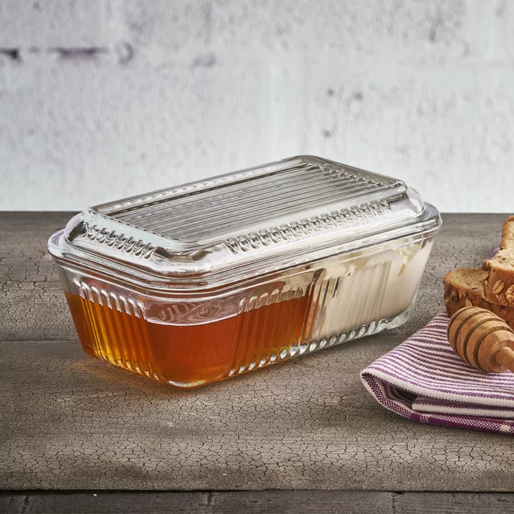 Paşabahçe Frigo - Glazen Bewaarbak Met Deksel -480 ml -Ę 2 vakken -