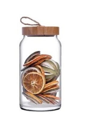 Paşabahçe Woody - Voorraadpot Met Bamboe Deksel - 860 ML