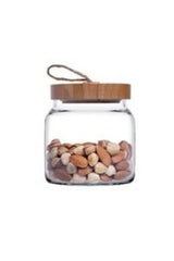 Paşabahçe Woody - Voorraadpot Met Bamboe Deksel - 575 ML