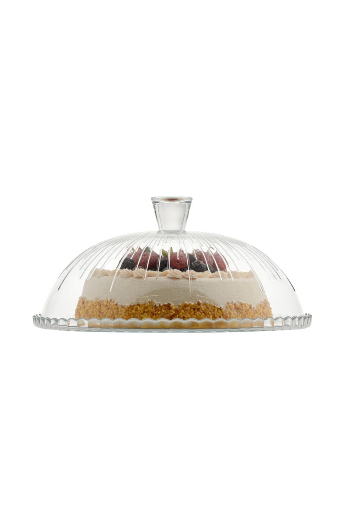 Paşabahçe Patisserie - Ronde Taartplateau met DekselĘ - 307 mm