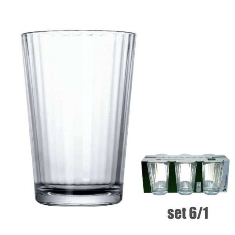 Paşabahçe Linea - Waterglazen/waterglas - 205 ML -Set van 6
