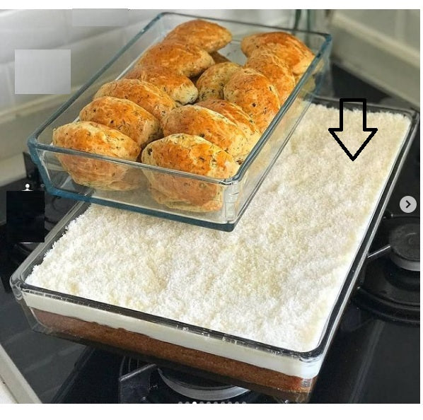 Borcam Premium 59334 - Rechthoekige Ovenschaal - 4350 ML