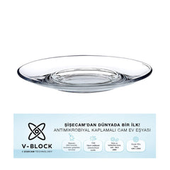 Paşabahçe Heybeli V Block - Antibacterieel TheeOnderzetters - Set van 6