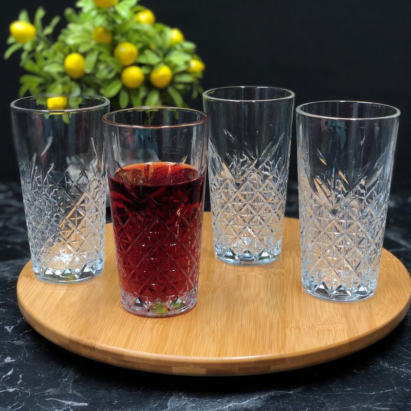 Paşabahçe Longdrink Timeless- 34,5 cl - 4 stuk - Opstapelbaar